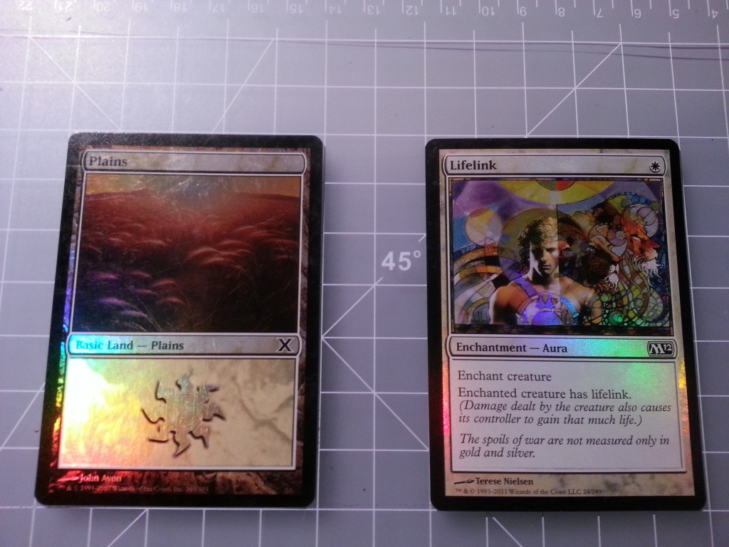 Two cards to composite